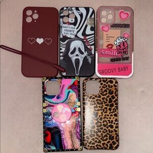 Stylish iPhone 11 Pro Case Set - Multicolor Designs